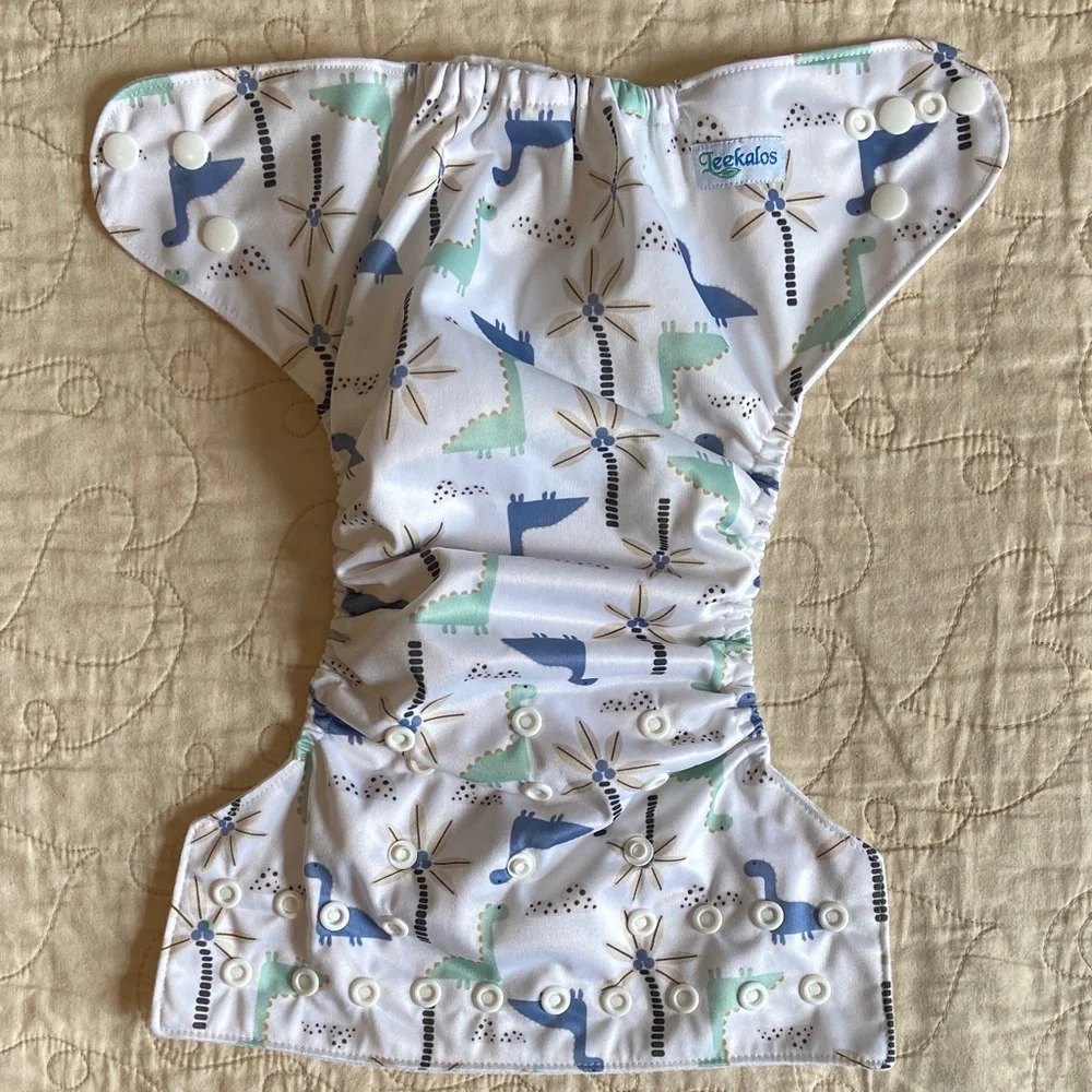 Leekalos Dinosaur Pattern Reusable Diaper